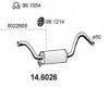 ASSO 14.6026 Middle Silencer